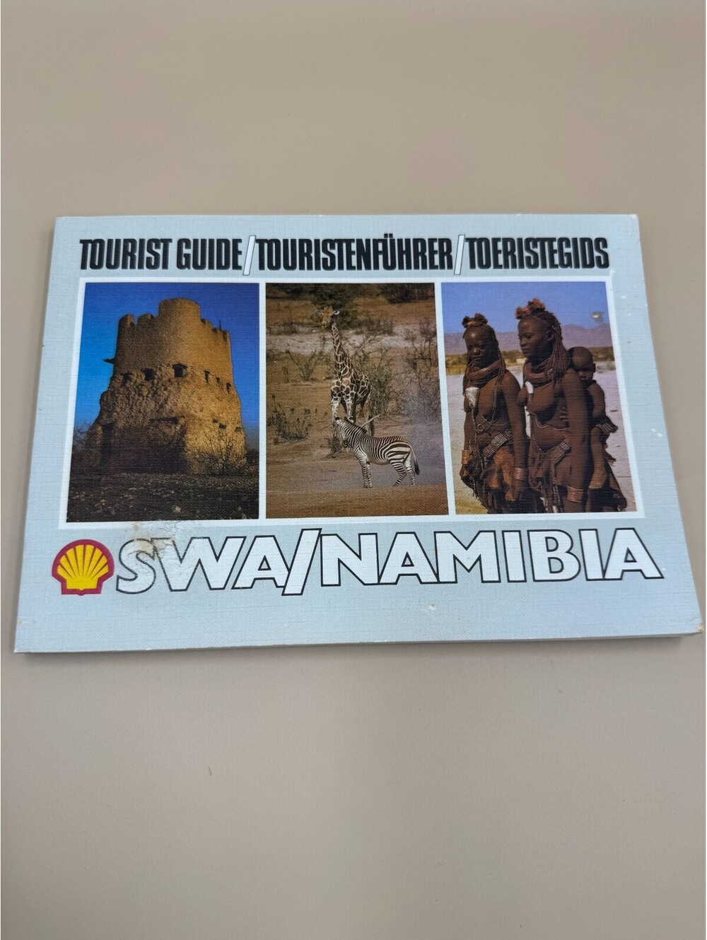Vintage Shell SWA Namibia Tourist Guide Maps 1986 La Jolla Rare Hard to Find Mem